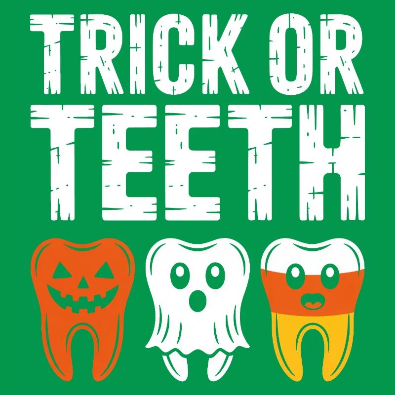 Trick oder Teeth Halloween-T-Shirt