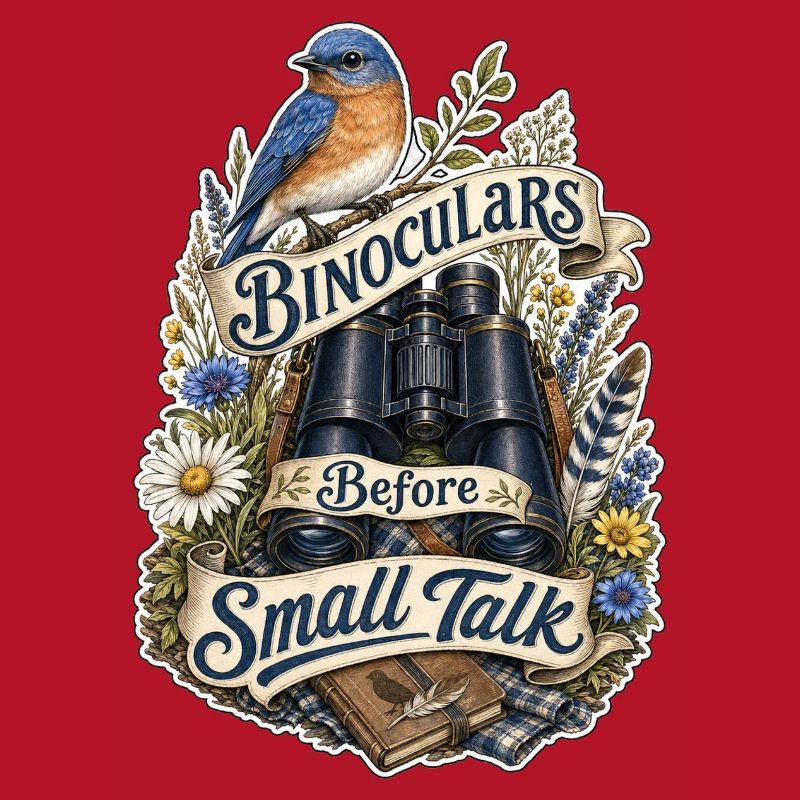 Binoculars Before Small Talk Wolken