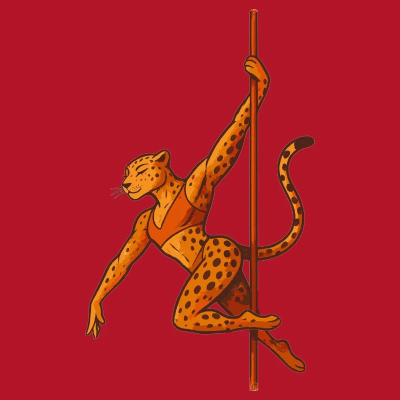 Pole Dance Leopard Pole Dancer Gift