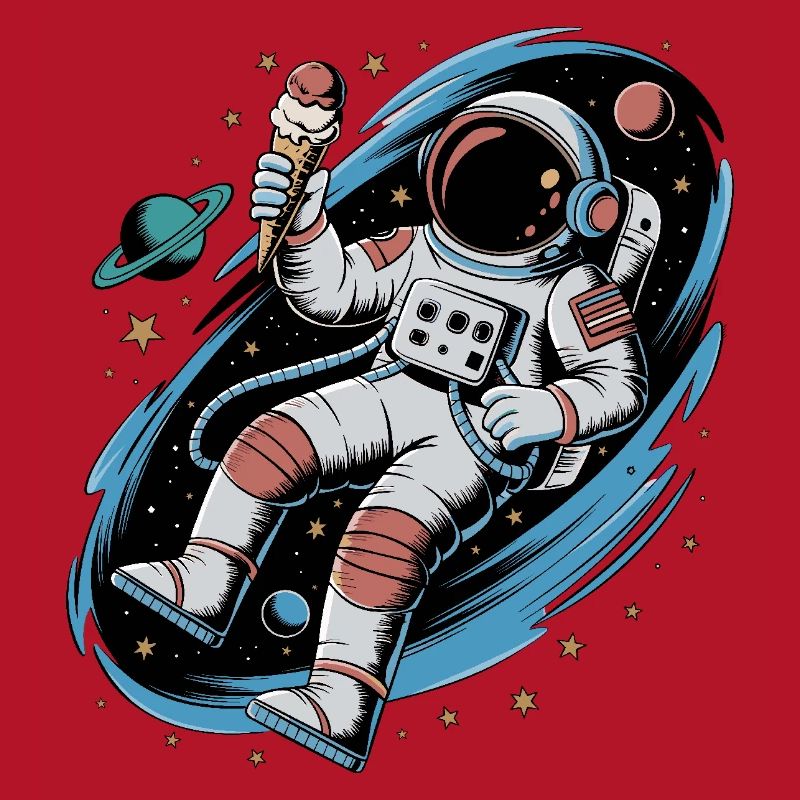 Conception spatiale de l’espace des astronautes avec des planètes et