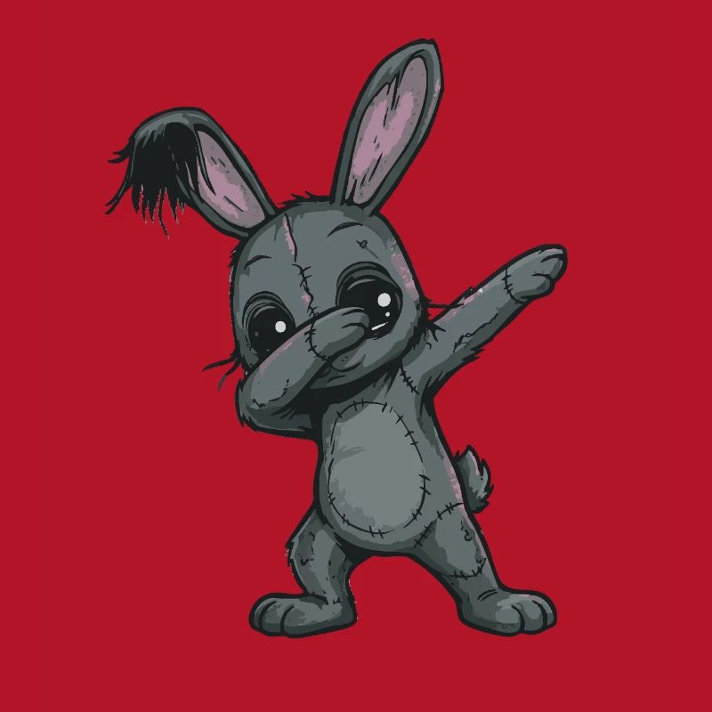 Patchwork Bunny Doodle