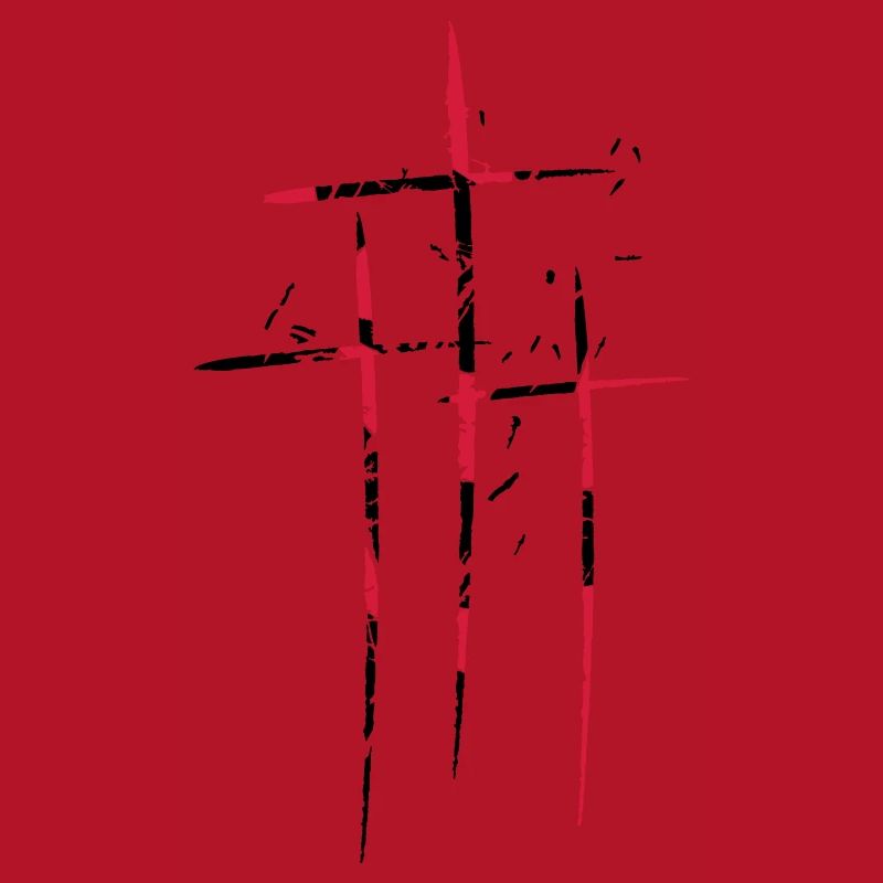 3 croix design pattern scratch cool symbole vieux