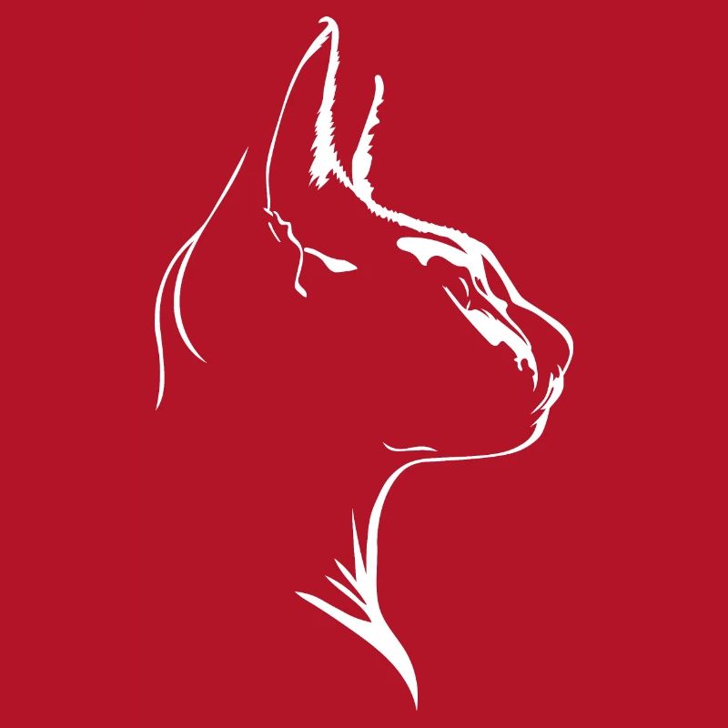 Sphynx chat chats silhouette wilsigns