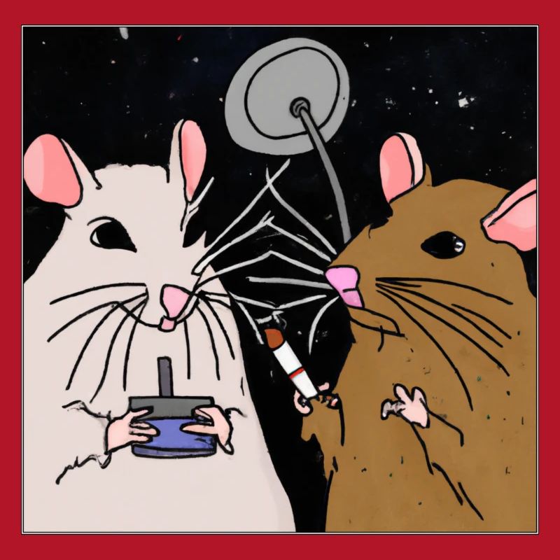 Fumer des rats dans l’espace.