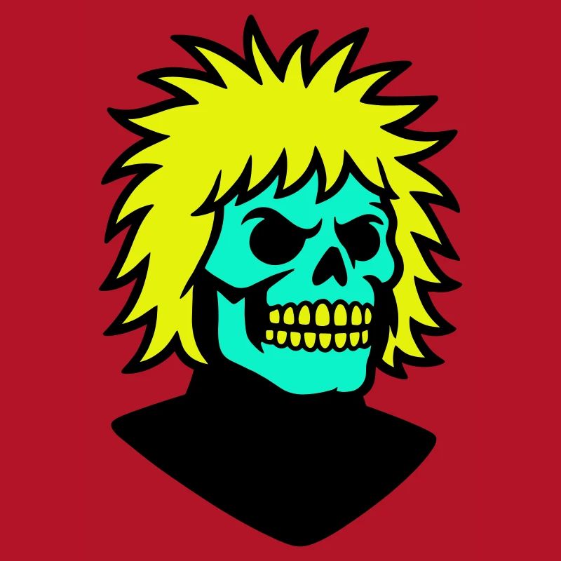 Skullman avec une coiffure cool