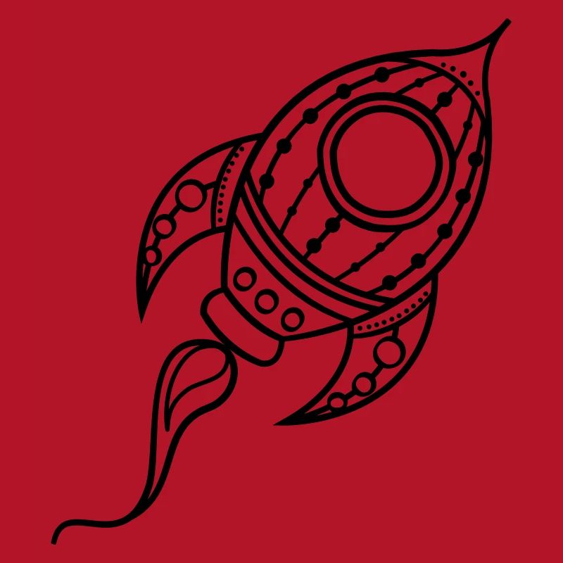 Fusée Doodle Voyage dans l’espace