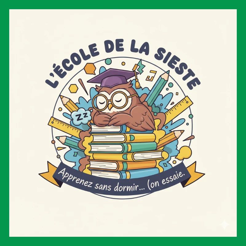 Schule der Eule Nickerchen Schüler