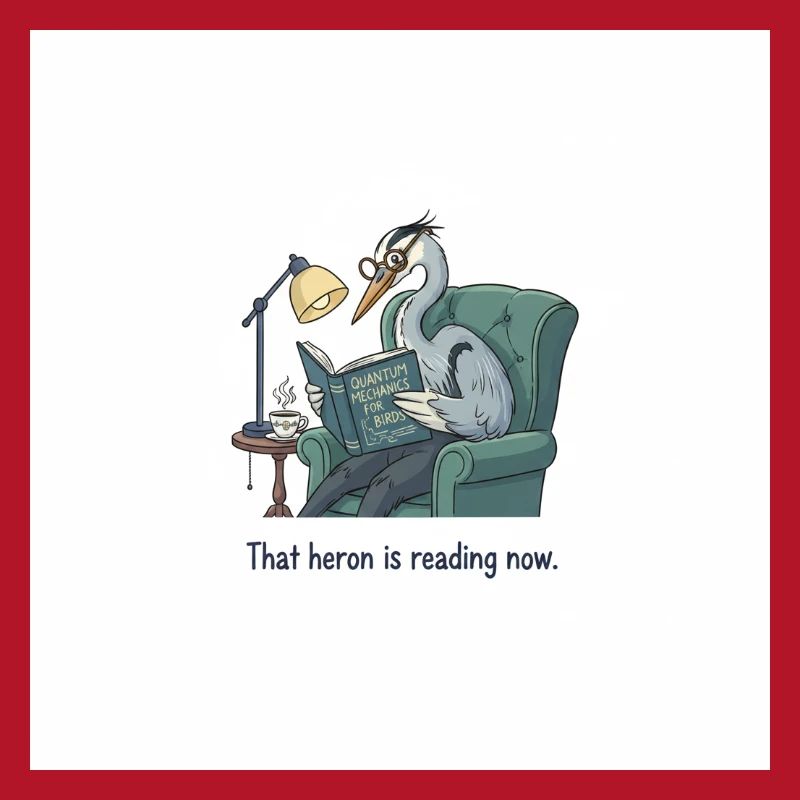Quantenvogel-Lesen im Sessel