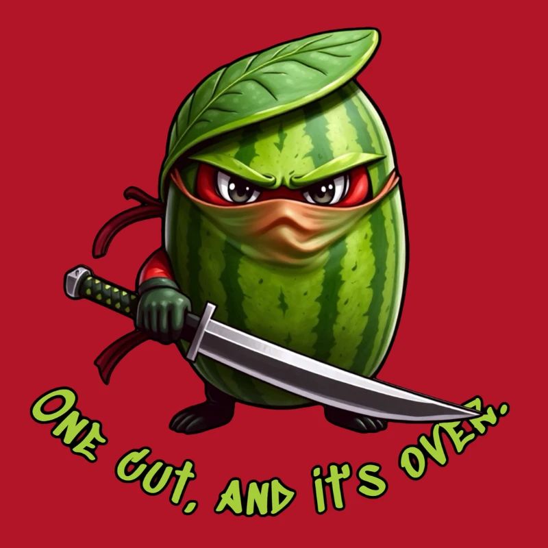 Ninja pastèque avec l’épée