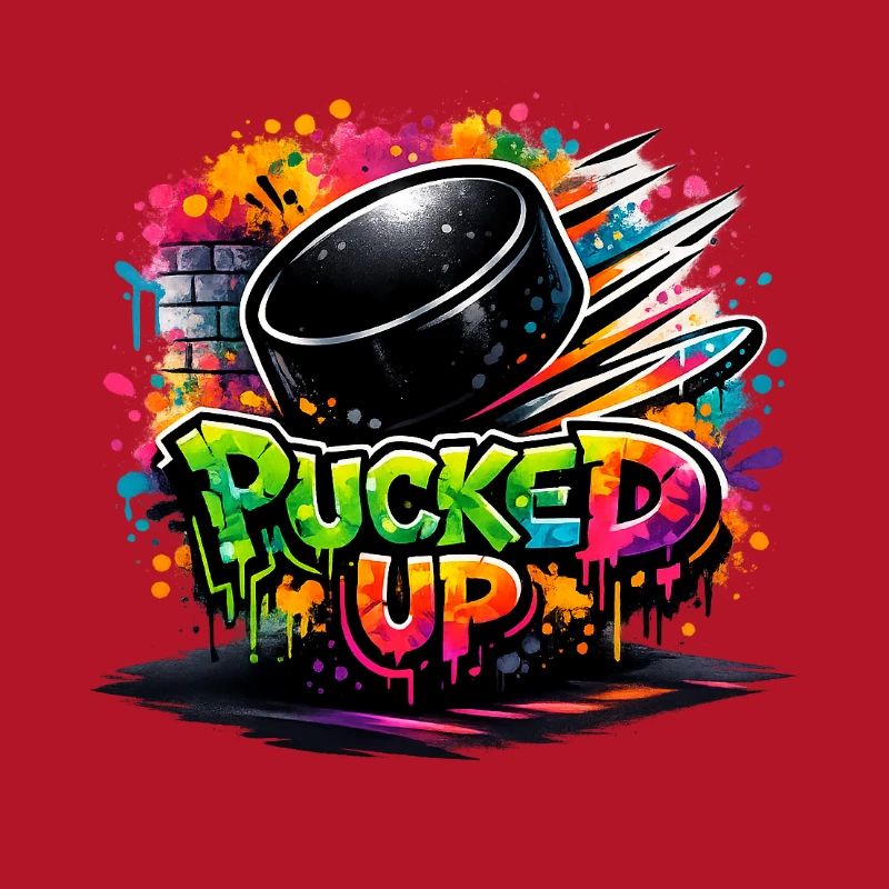 Puck de graffiti complètement déformé