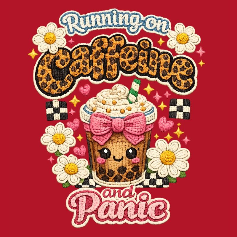 Coffee Chaos Patch Leopard Latte