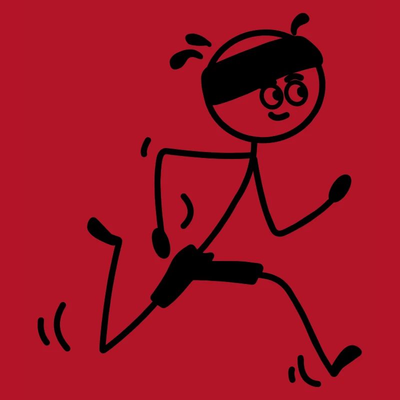 Läufer jung oder Mann mit Schweißband