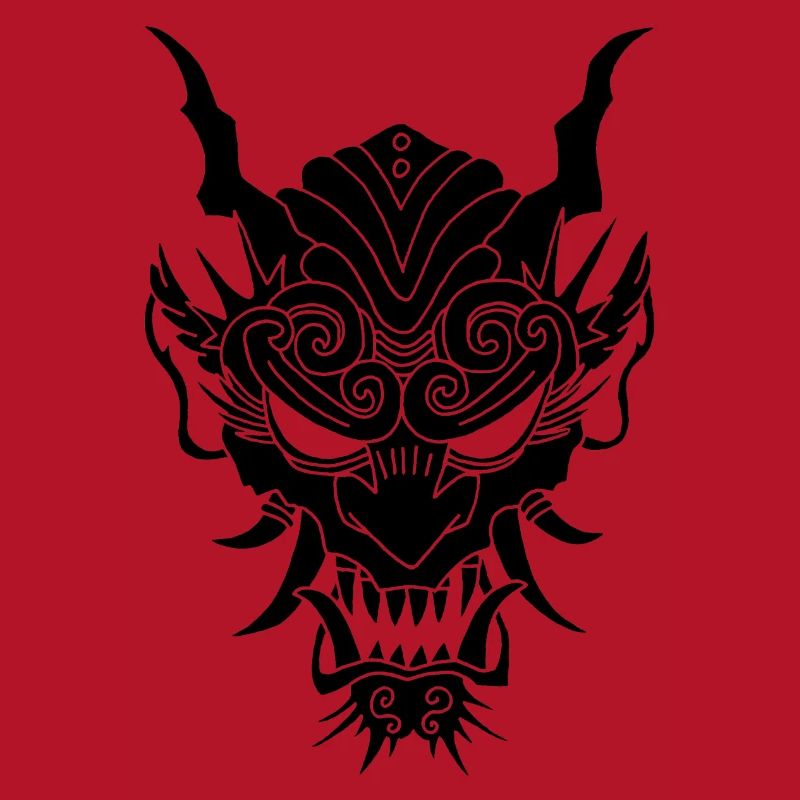 schwarzer Gothic-Dämon