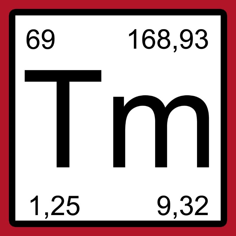 Conception des éléments de thulium