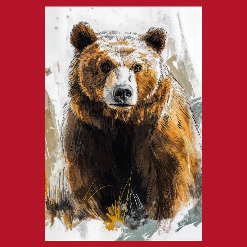 Illustration eines Bären