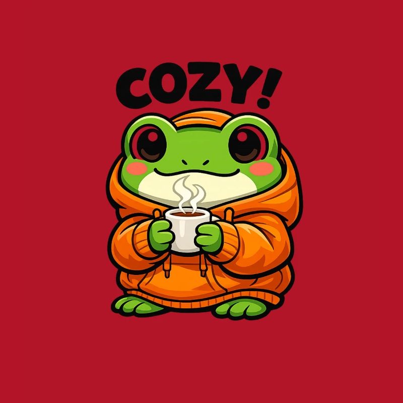 Sweat à capuche Pullover Grenouille Douillet