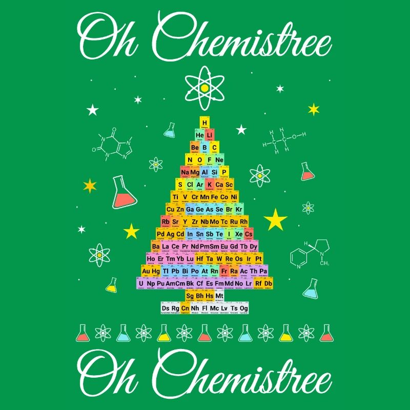 Chemistree current periodic table Christmas tree