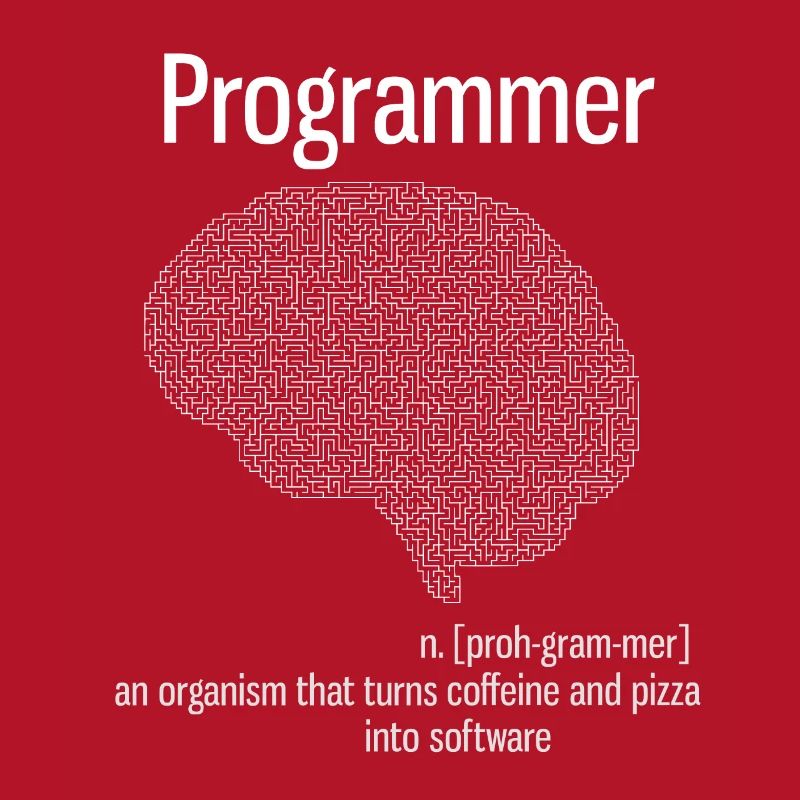 programmer brain pc computer definition pizza lo
