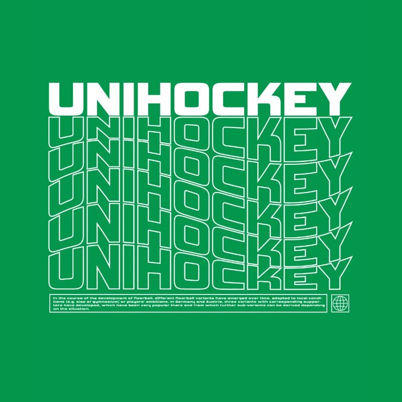 Floorball Typo Pattern