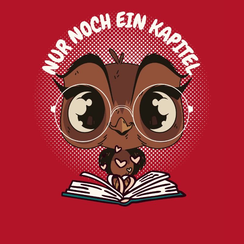 Süße Eule Buch "Nur noch ein Kapitel"
