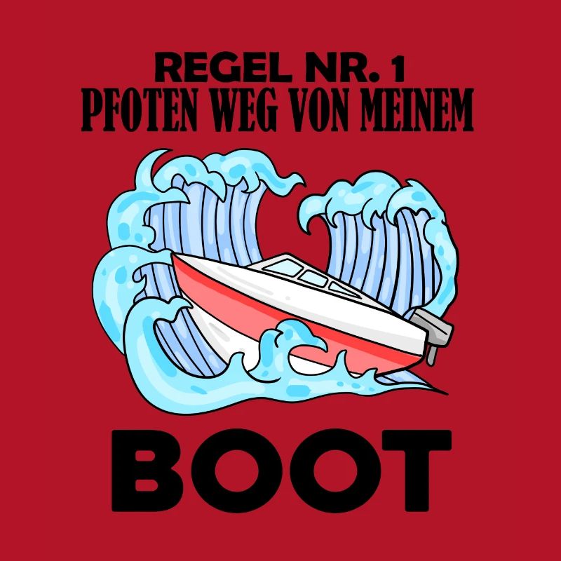 Motorboot Kapitän Boot Boote Seefahrt Geschenk