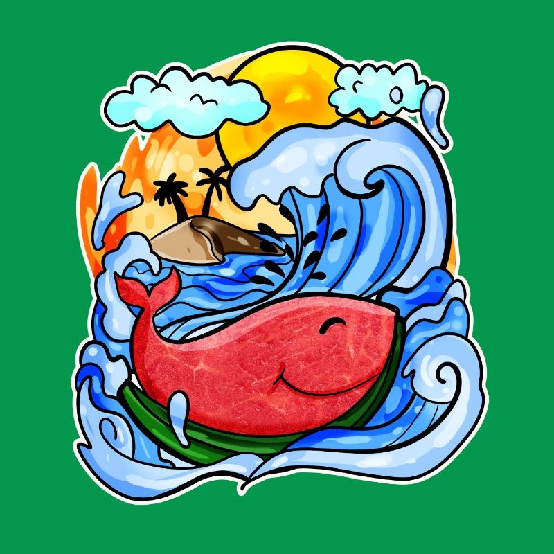 Baleine pastèque