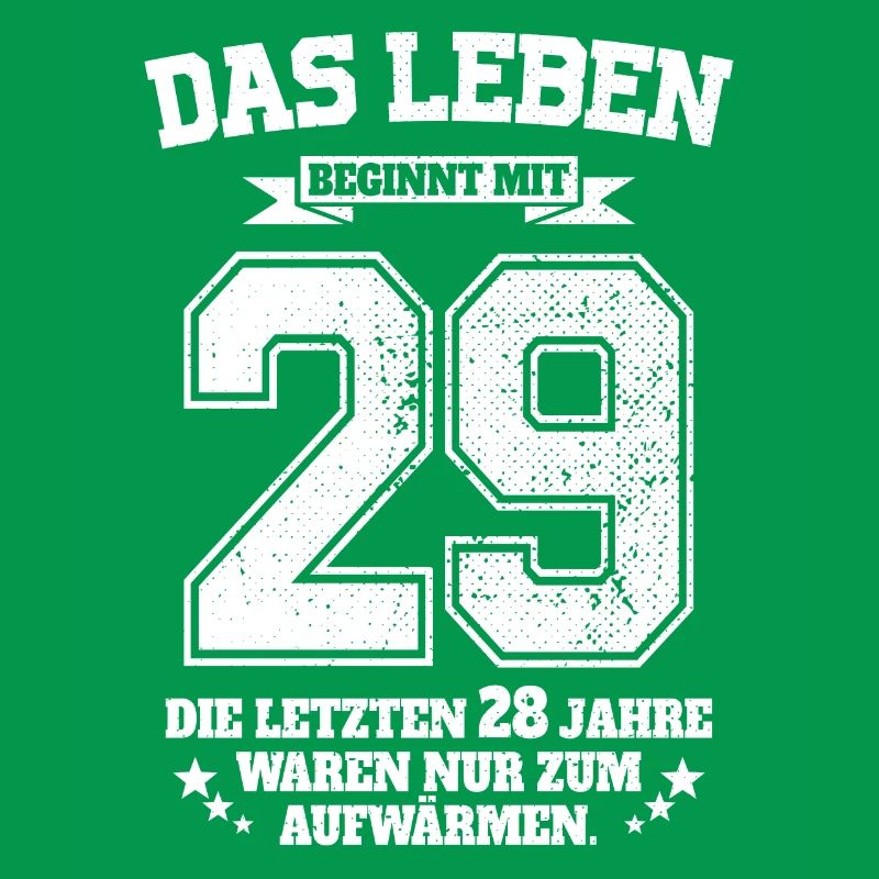 29. Geburtstag Geschenk Das Leben Beginnt Mit 29