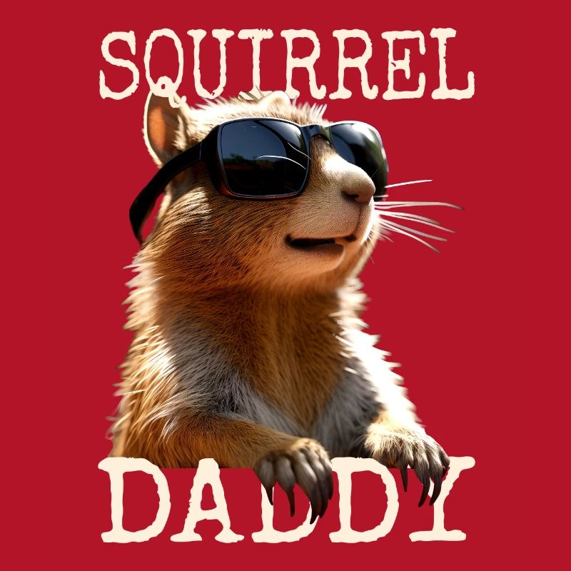 Squirrel Daddy Squirrel Dad Father's Day Dad