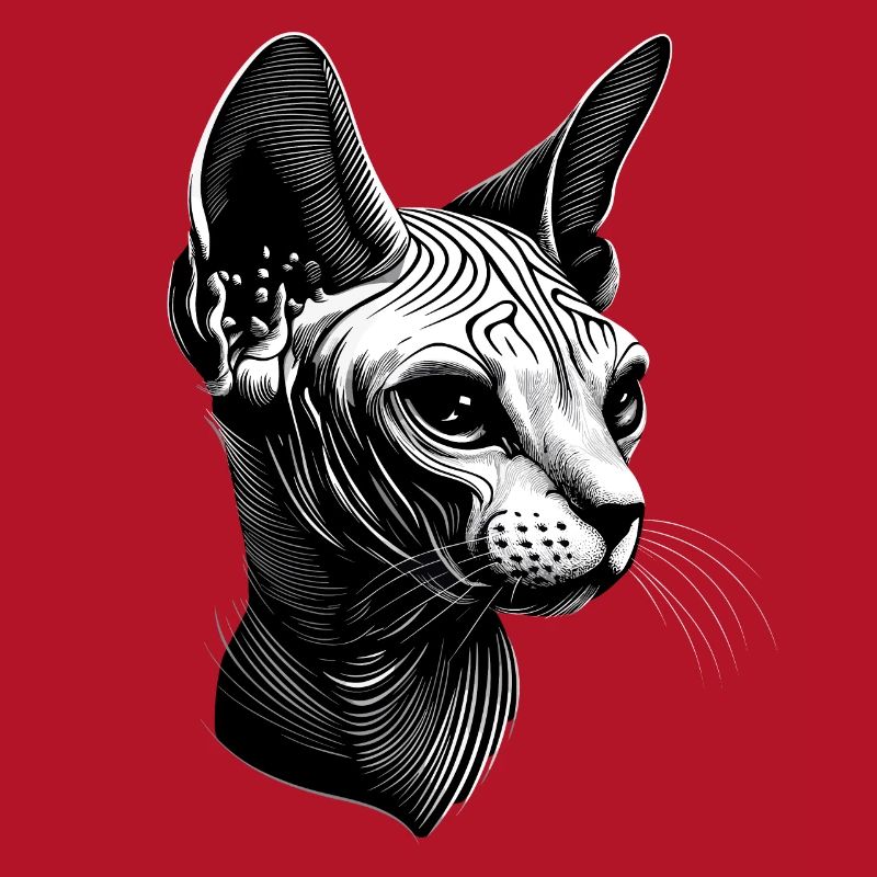 Chat Sphynx Chat Sphynx Chat Canadien Mignon Sphinx