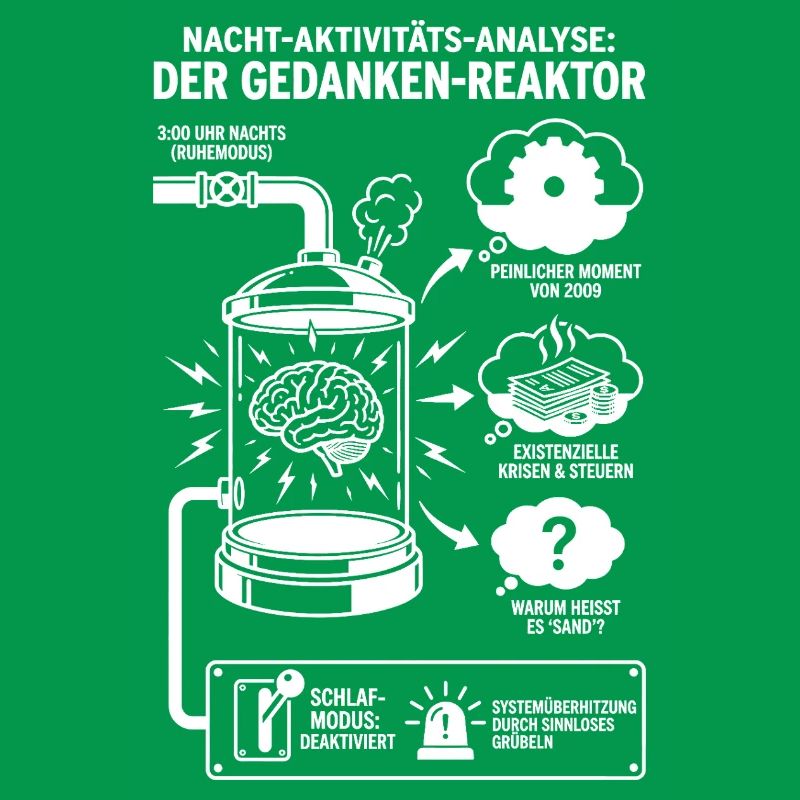 Thought Reactor Funny Night Analysis Graphic