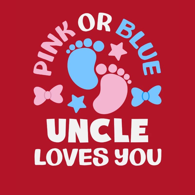 Pink Oder Blau Onkel Liebt Dich Gender Reveal