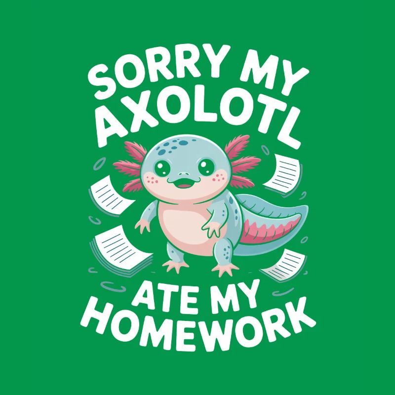 Conception d’excuses de devoirs pour l’axolotl