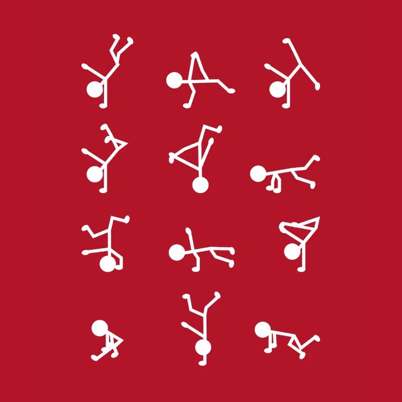 Breakdancer Strichmännchen