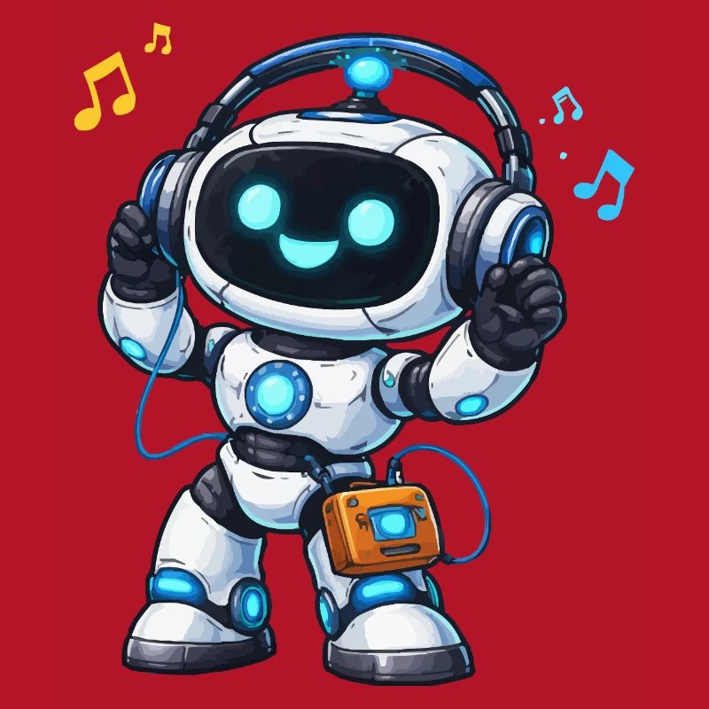 DJ robot spatial avec casque