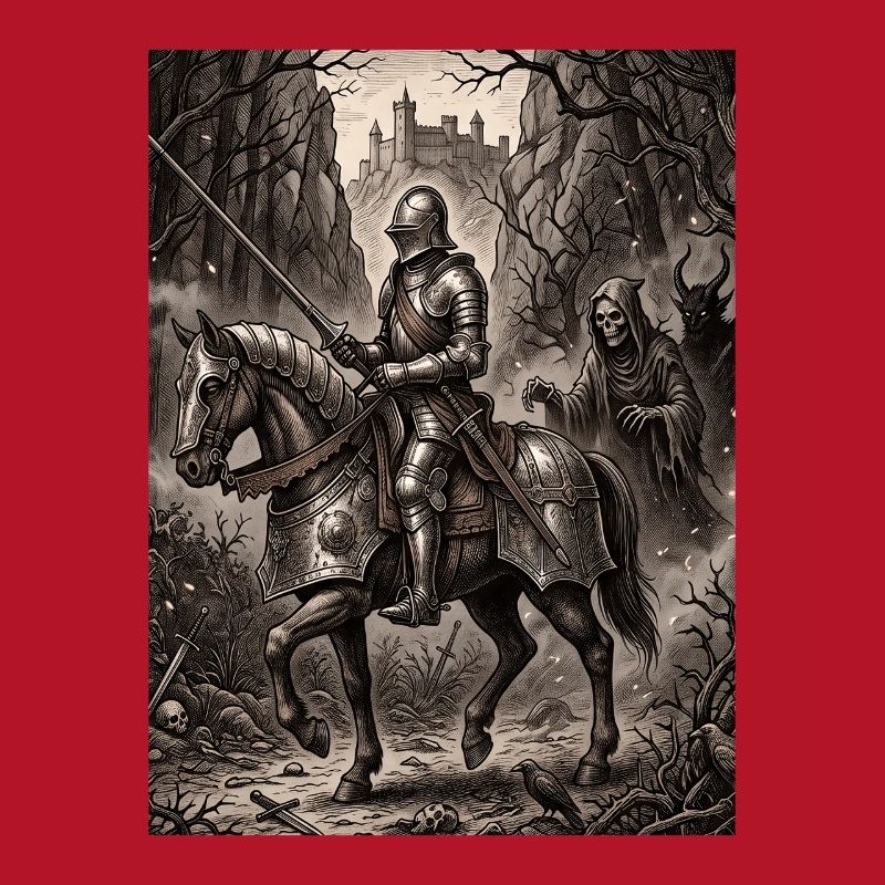 Knight Death and the Devil by Albrecht Dürer