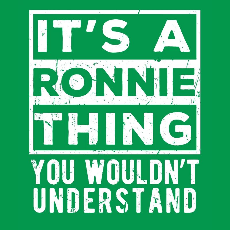 C’est une affaire de Ronnie que tu ne comprendrais pas