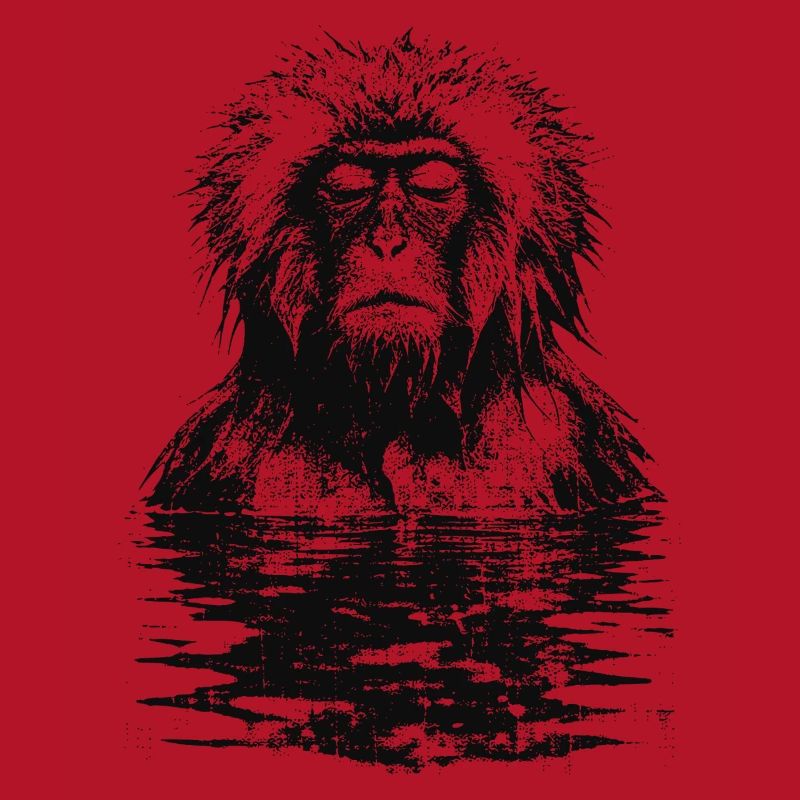 Onsen Macaque Monkey