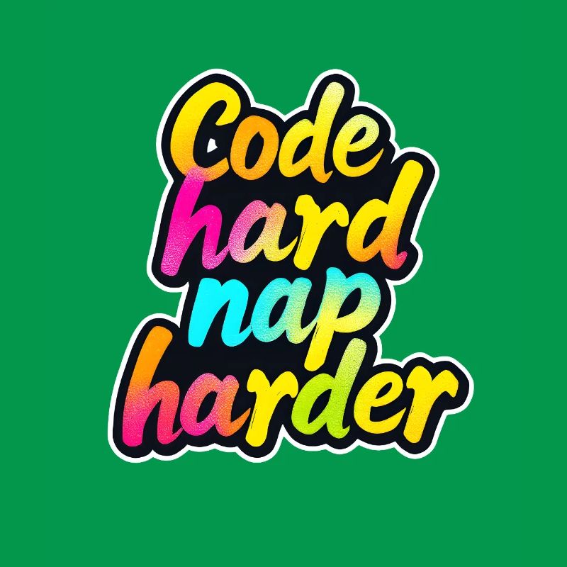 Code Hard Nickerchen Härter Lustiger Programmierer Tee