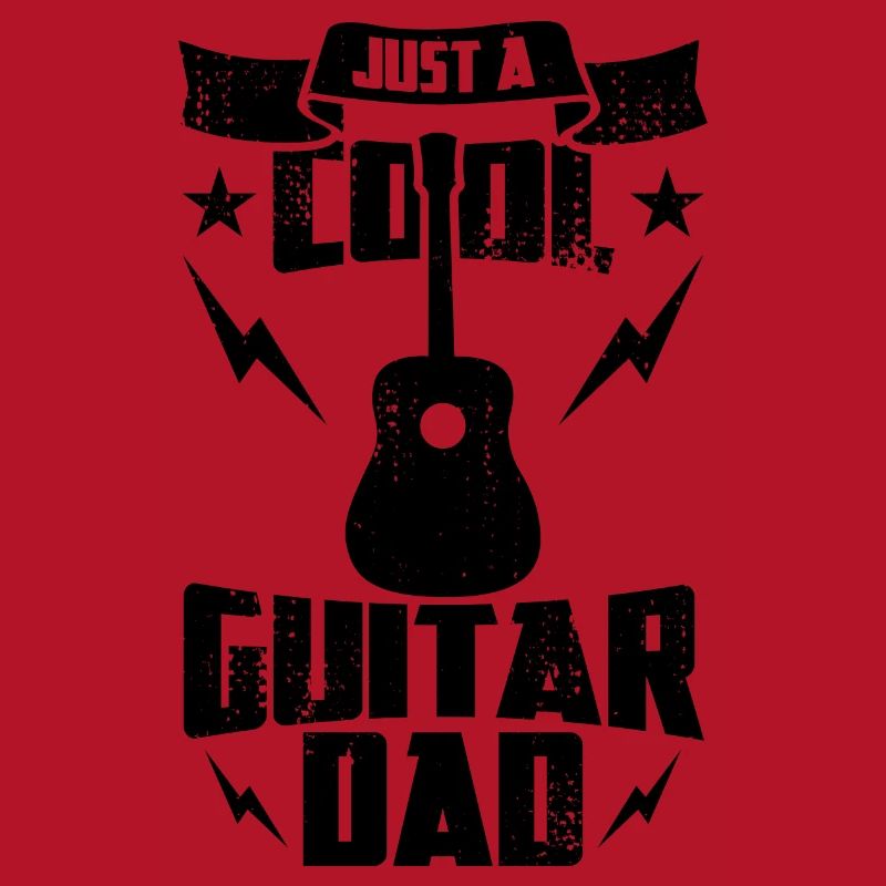 Tout simplement un papa guitariste cool