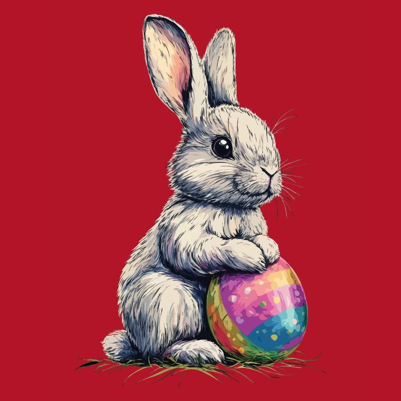 Retro Bunny with Sunglasses Easter Rabbit Ears