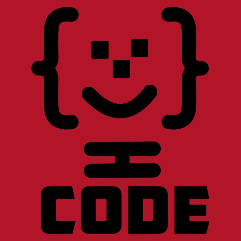 Hauptprogrammierer-Code-Logo mit Text CODE