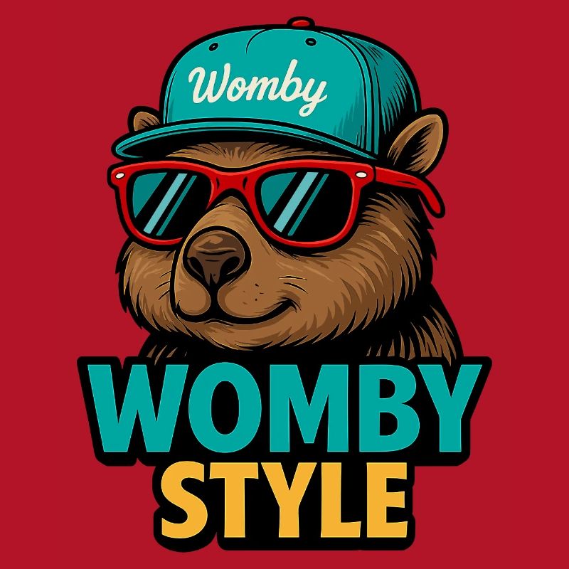 Castor style Womby avec lunettes de soleil