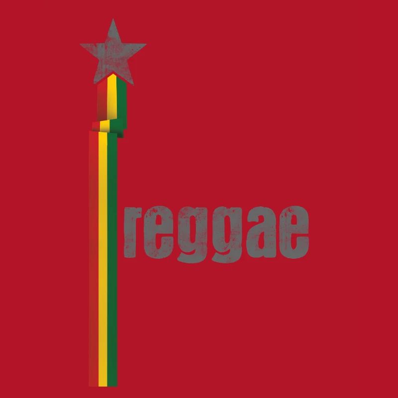 Conception de logo Reggae Star Rasta