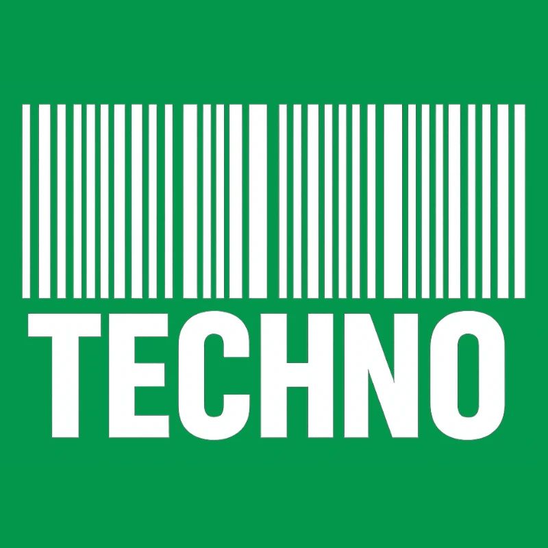 Techno Barcode Muster