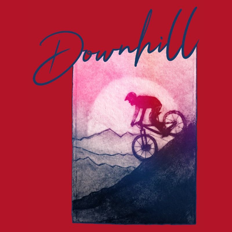 Downhill MTB - Modèle d’impression sculpté à la main