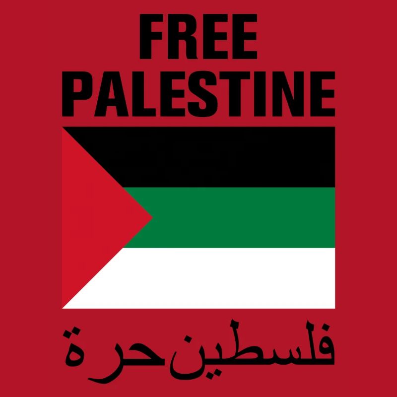 Palestine libre avec le drapeau