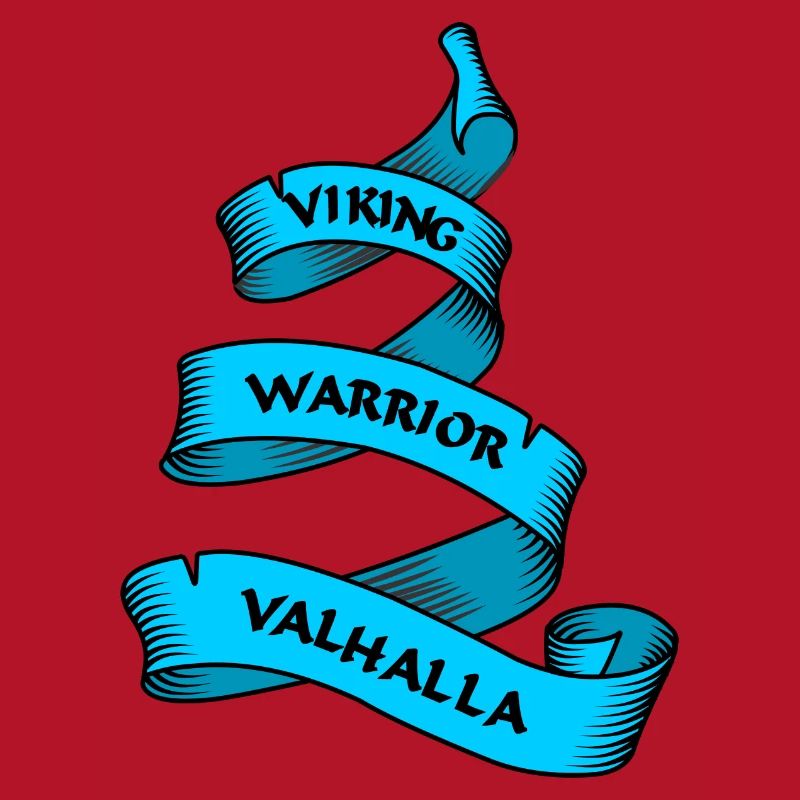 Wikinger Wimpel oder Banner blau