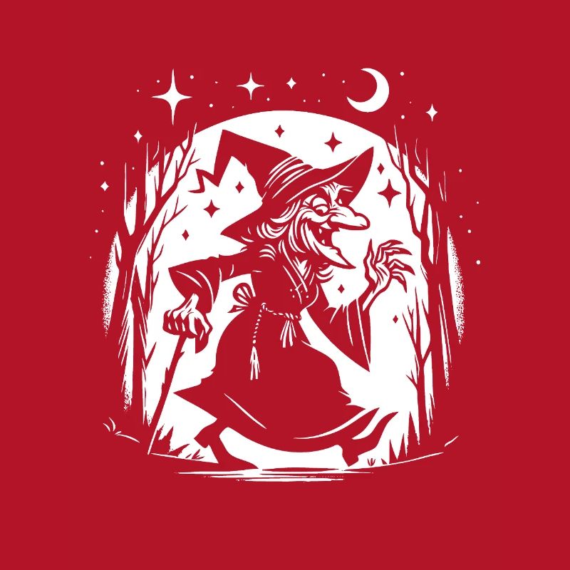 Funny Witch Design – Comic Fun