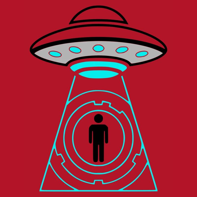 UFO Abduction Beam Me Up Vector