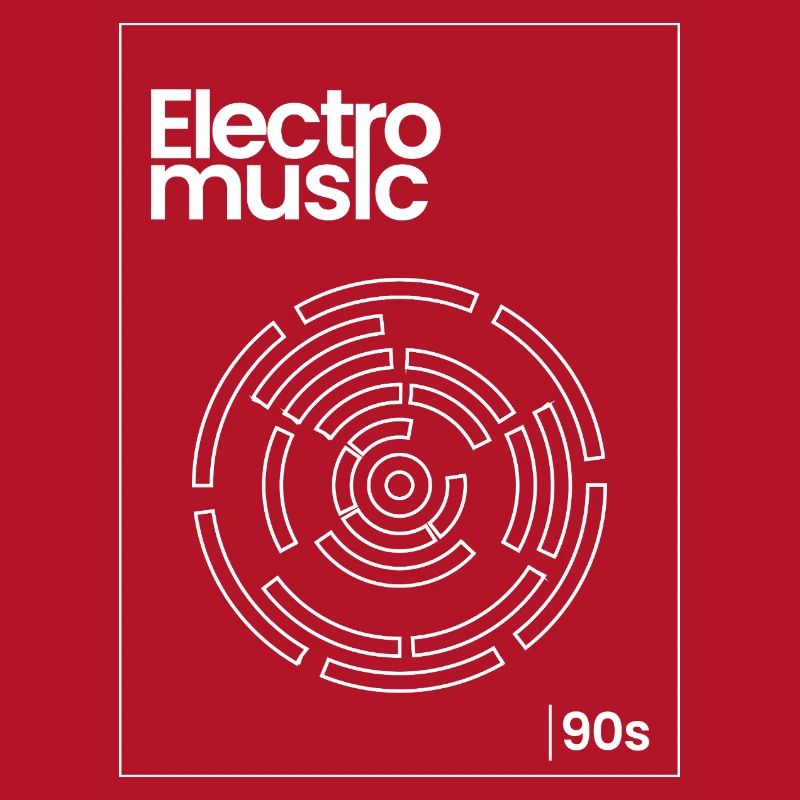 Electro Maze 90s Techno Tee
